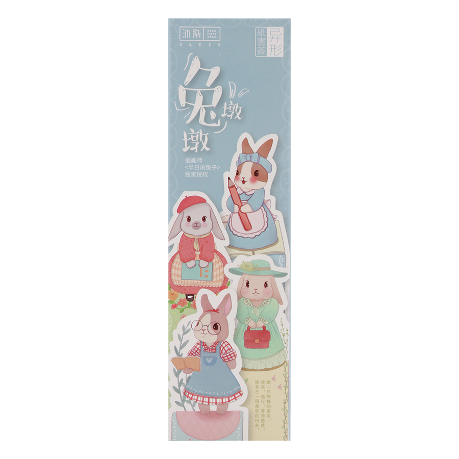 Hộp 30 Bookmark - Hình Thỏ Dễ Thương