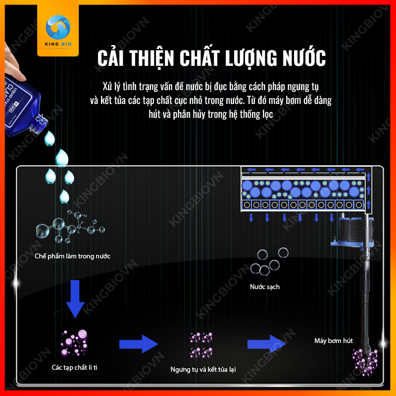 Chế phẩm sinh học làm trong nước bể cá Yee Extraction