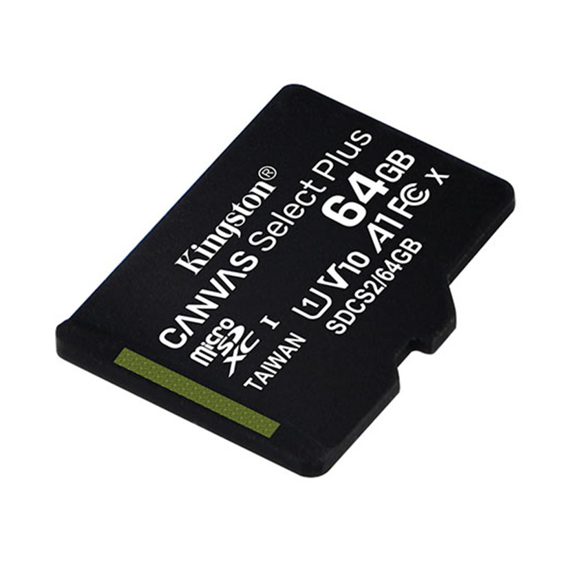 Thẻ nhớ Kingston 64GB microSD Class10 - Hàng chính hãng FPT Phân Phối