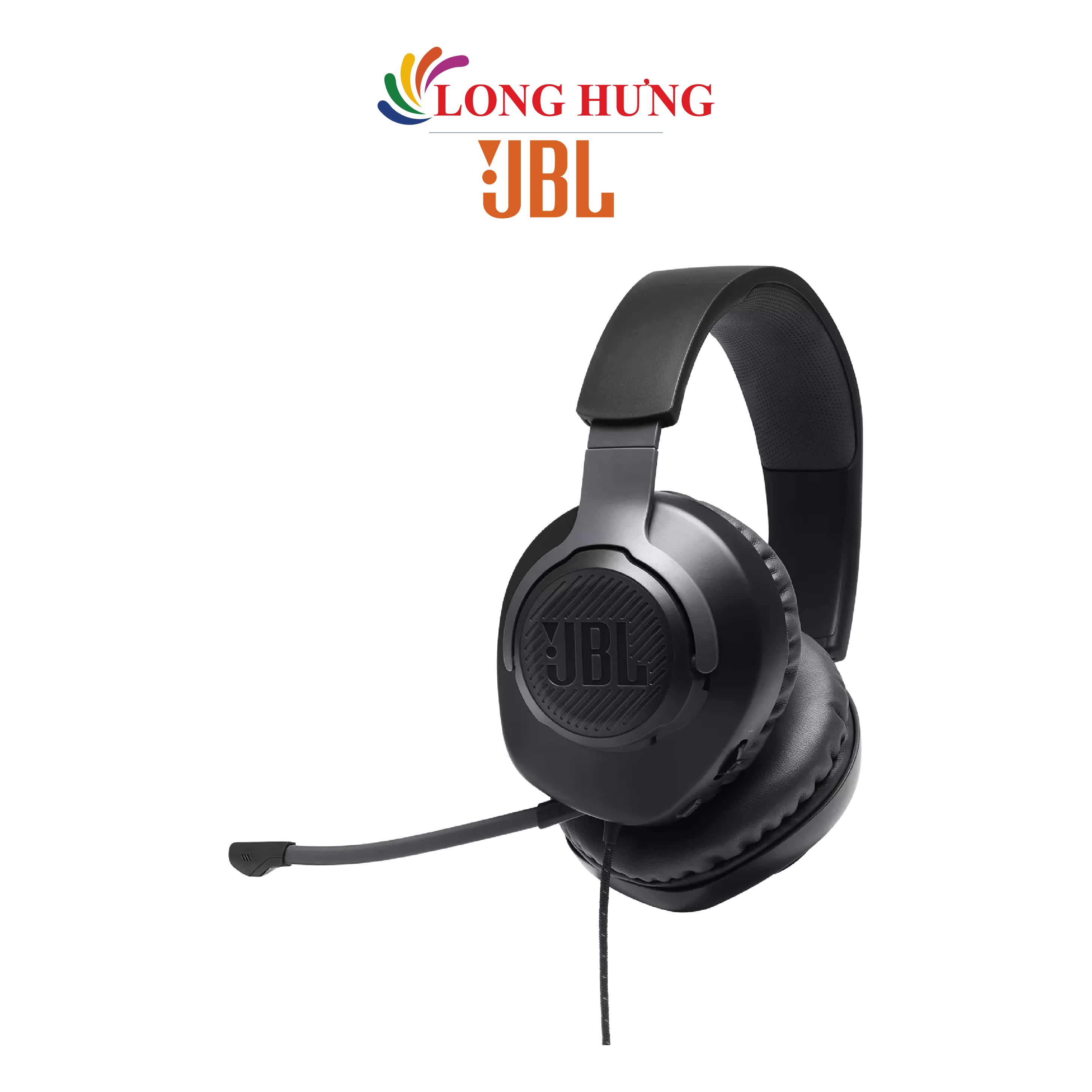 Tai nghe chụp tai có dây Gaming JBL Quantum 100 JBLQUANTUM100 - Hàng chính hãng