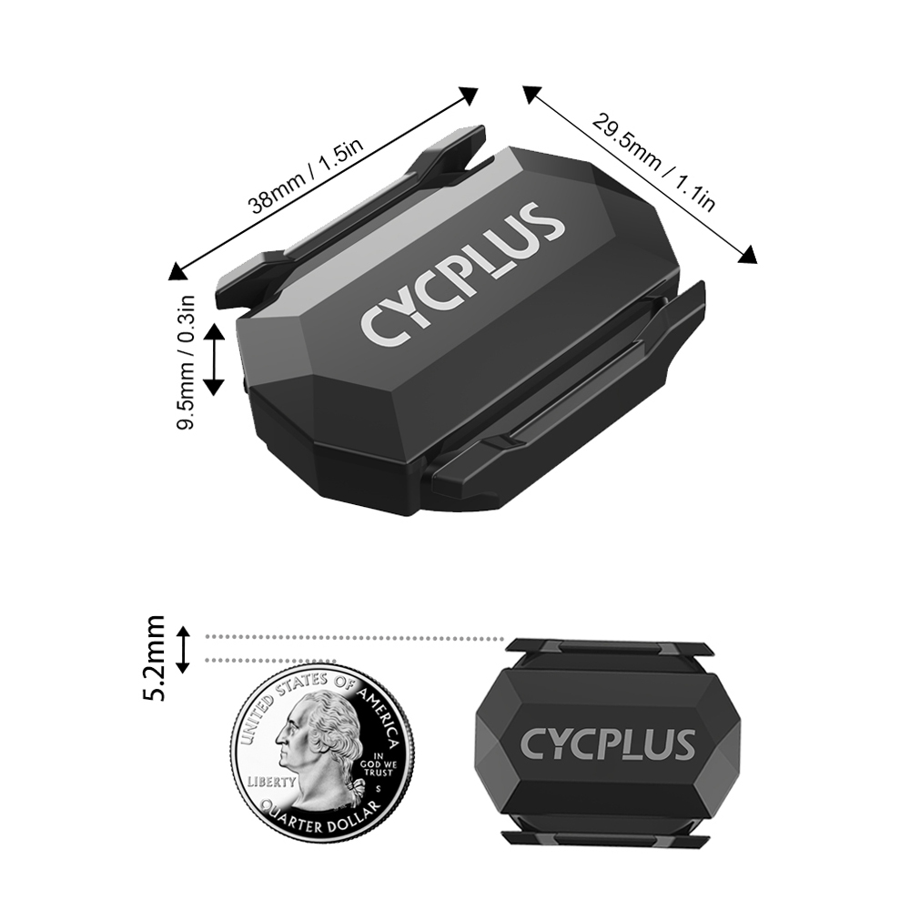 Máy Cảm biến tốc độ xe đạp CYCPLUS 2 trong 1,công nghệ BT 4.0 ANT +,thiết kế siêu nhỏ cho những người yêu thích đạp xe