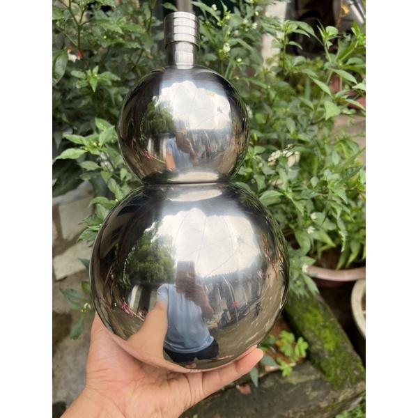 Bình tông hồ lô 3,5lít inox 304 hàng cao cấp