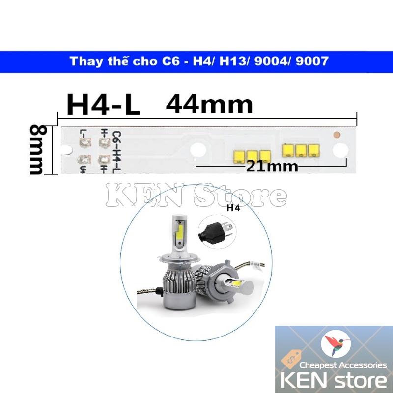 Chip led, nhân led ZES thay thế cho bóng đèn led pha C6-H1 H4 H7 H11 HB3 HB4...