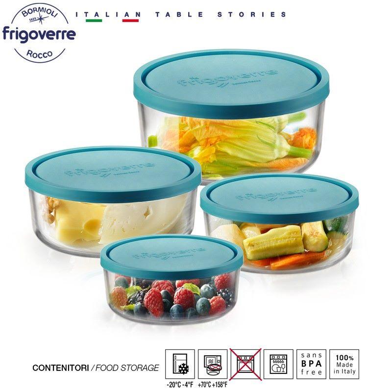 Hộp thuỷ tinh tròn Frigoverre 12 - 300ml chuyên dùng ngăn đông tủ lạnh - Hàng chính hãng