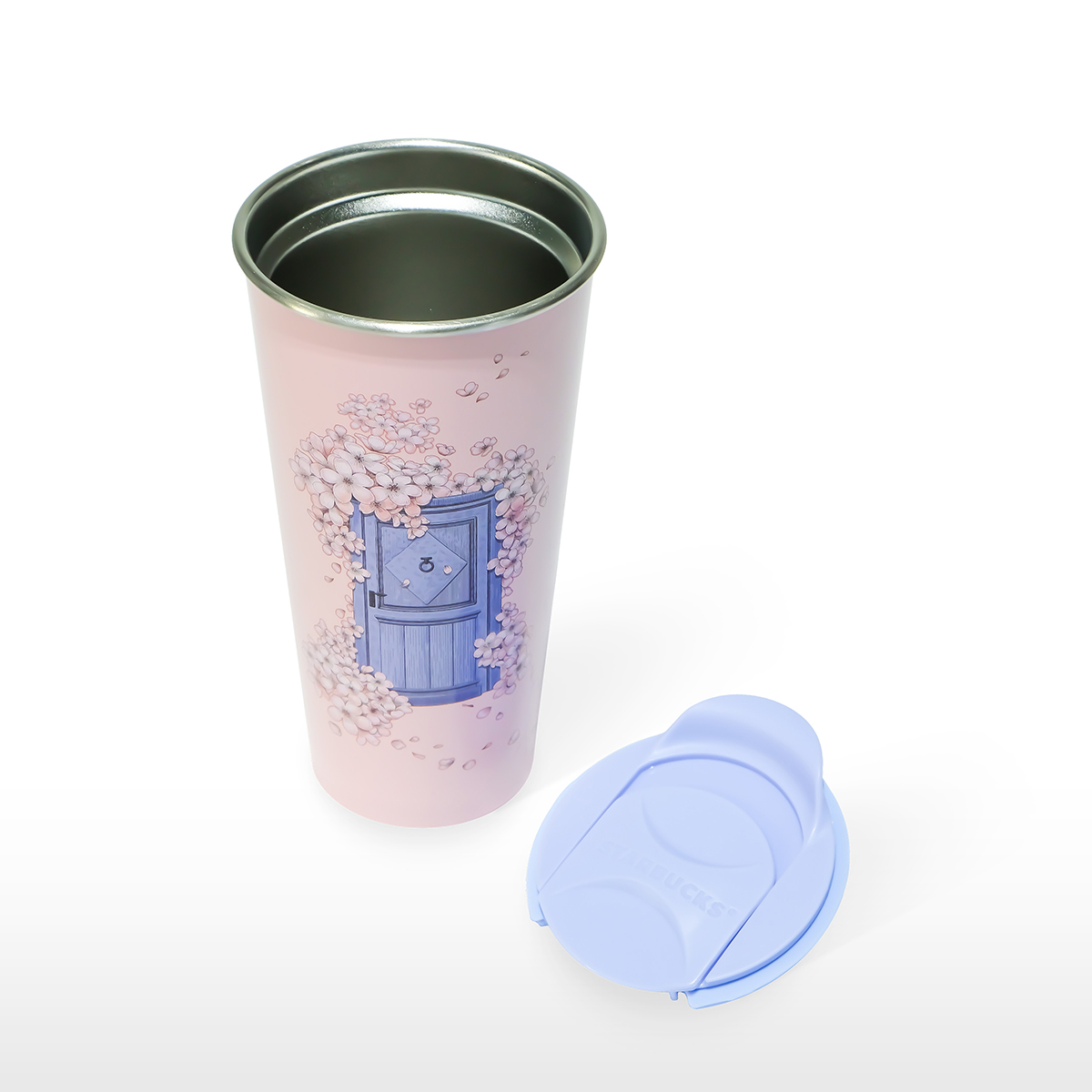 Bình Starbucks Giữ Nhiệt  16Oz (473ml) CHRY BLSM SCRT GDN DR