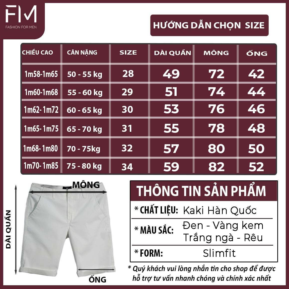 Quần short kaki nam cao cấp, dáng đứng form, chất liệu mềm mại thoáng mát - FORMENSHOP - FMQL014