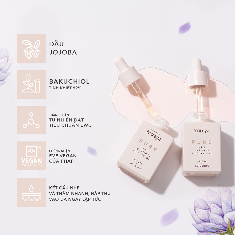 Dầu Dưỡng Sáng Da Cao Cấp TORREYA NATURAL ACTIVE OIL