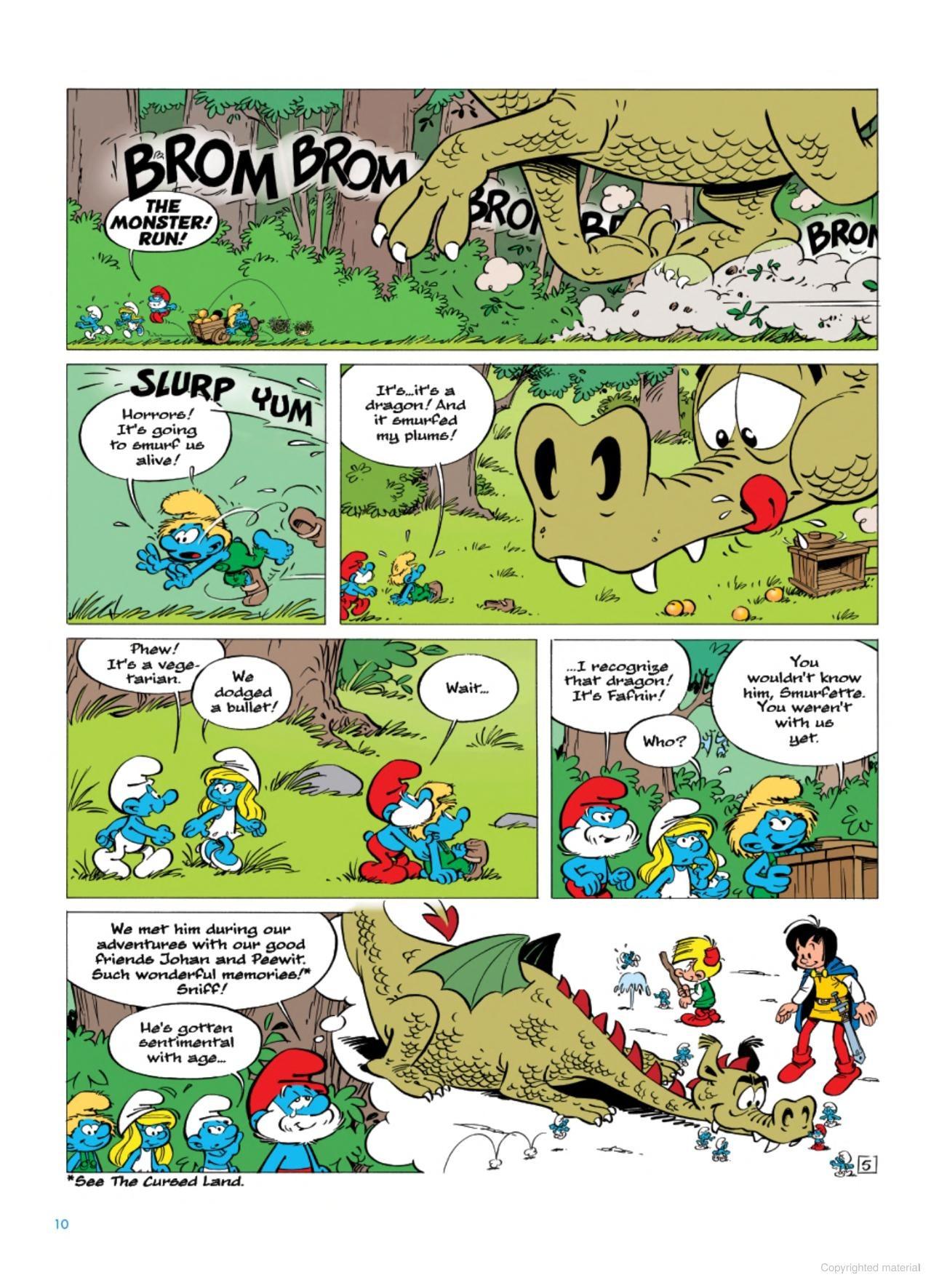 Sách ngoại văn: The Smurfs Tales Vol. 12 - Smurfs And The Dragon Of The Lake