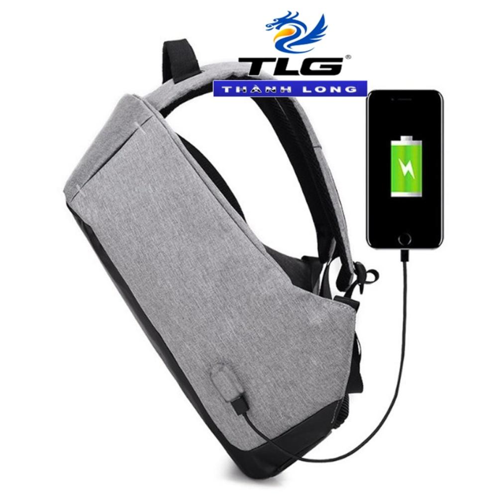 Balo chống trộm, chống nước kèm cổng sạc USB Đồ Da Thành Long TLG 200 1 tặng túi đựng bút chì,bút mực VPP K 335