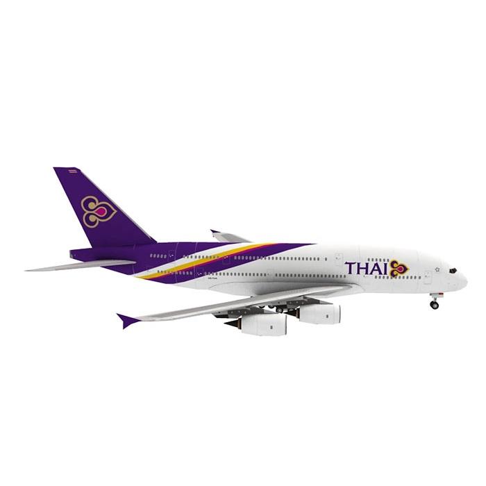 Mô hình giấy 3D Airbus A380-800 Thai Airways tỉ lệ 1/100