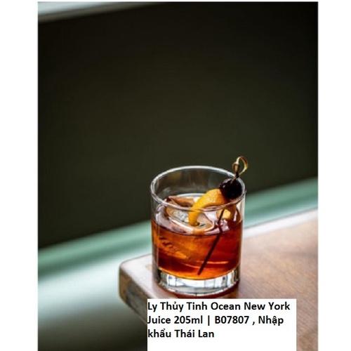 Ly Thủy Tinh Ocean New York Juice 205ml | B07807 , Nhập khẩu Thái Lan