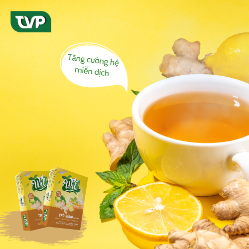 Trà gừng hòa tan Wil thành phần gừng tự nhiên hộp 160g