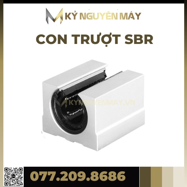 Con Trượt SBR10UU, SBR12UU, SBR16UU, SBR20UU, Con Trượt Tròn SBR UU, Bạc Trượt SBRUU - Kỷ Nguyên Máy