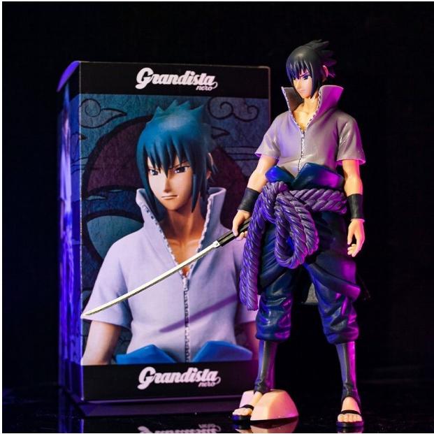 Mô Hình Sasuke, Nhân Vật Trong Truyện Tranh Naruto, Cao 21cm, Full Box Siêu Ngầu, Bộ Sưu Tập Anime