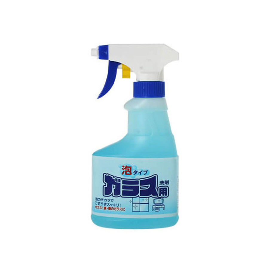 Combo Cây Lau Kính Cán Dài + Chai Xịt Vệ Sinh Kính Rocket Kobini Nhật Bản