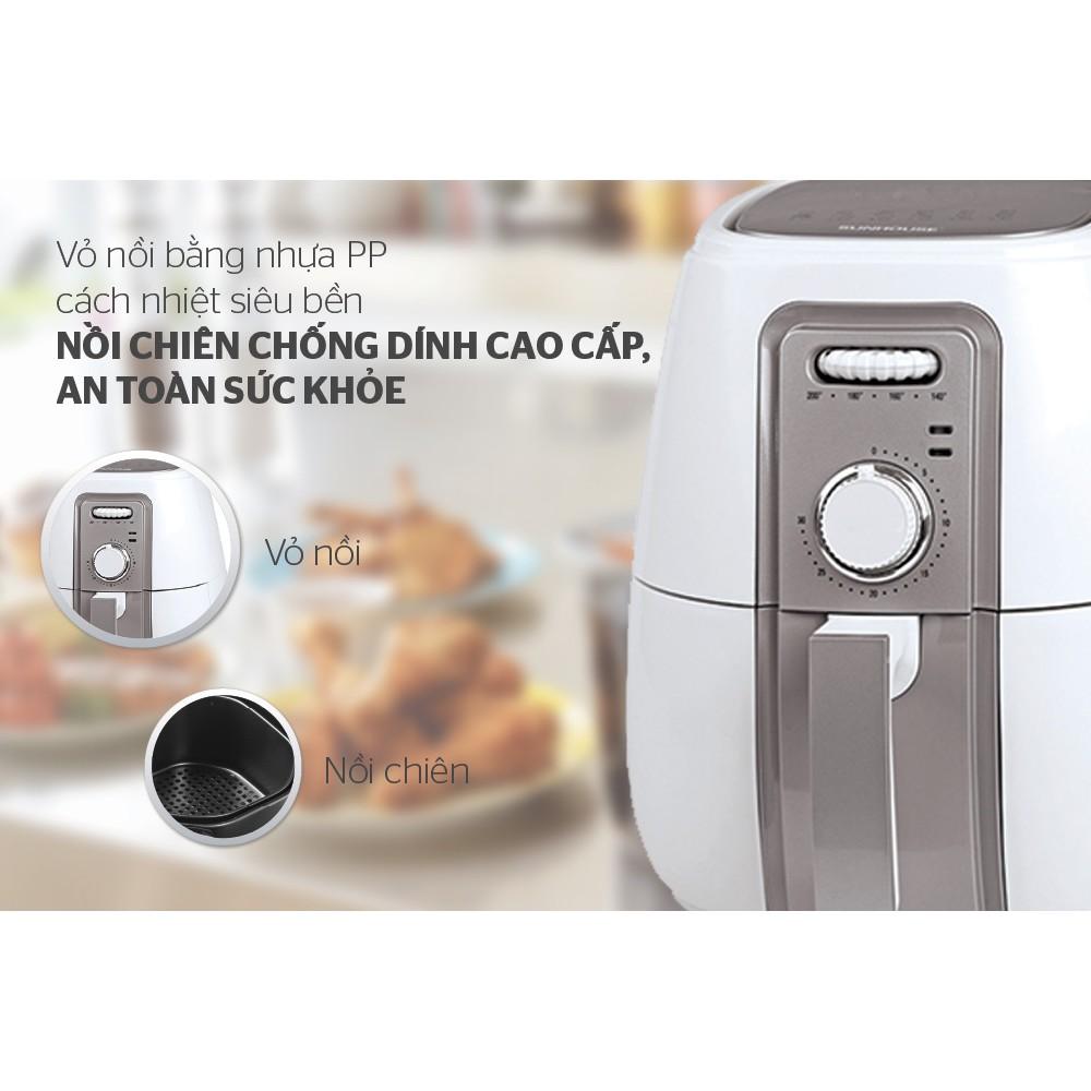 Nồi Chiên Không Dầu 3L SUNHOUSE SHD4023W - Hàng chính hãng