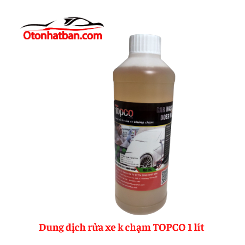 DUNG DỊCH RỬA XE KHÔNG CHẠM TOPCO 1L