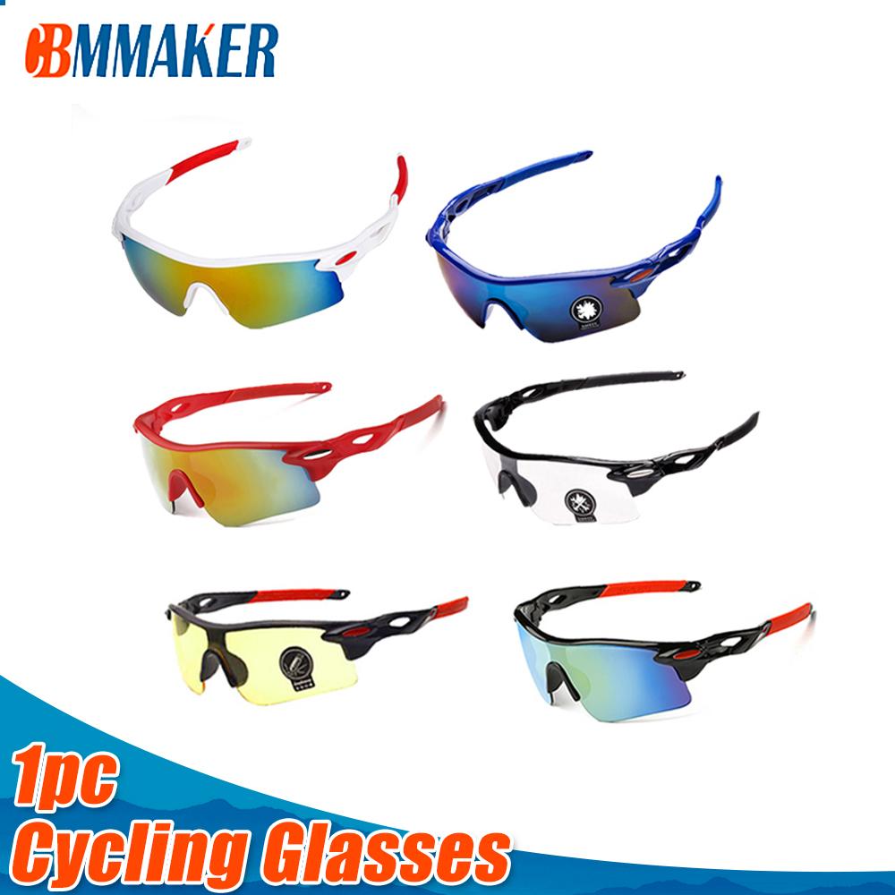 1 Máy Tính Đi Xe Đạp Kính Mắt Kính Thể Thao Xe Đạp Xe Đạp MTB Kính Xe Máy Kính Mát Kính Mắt Oculos Ciclismo Color: W Eyewear Size: Other
