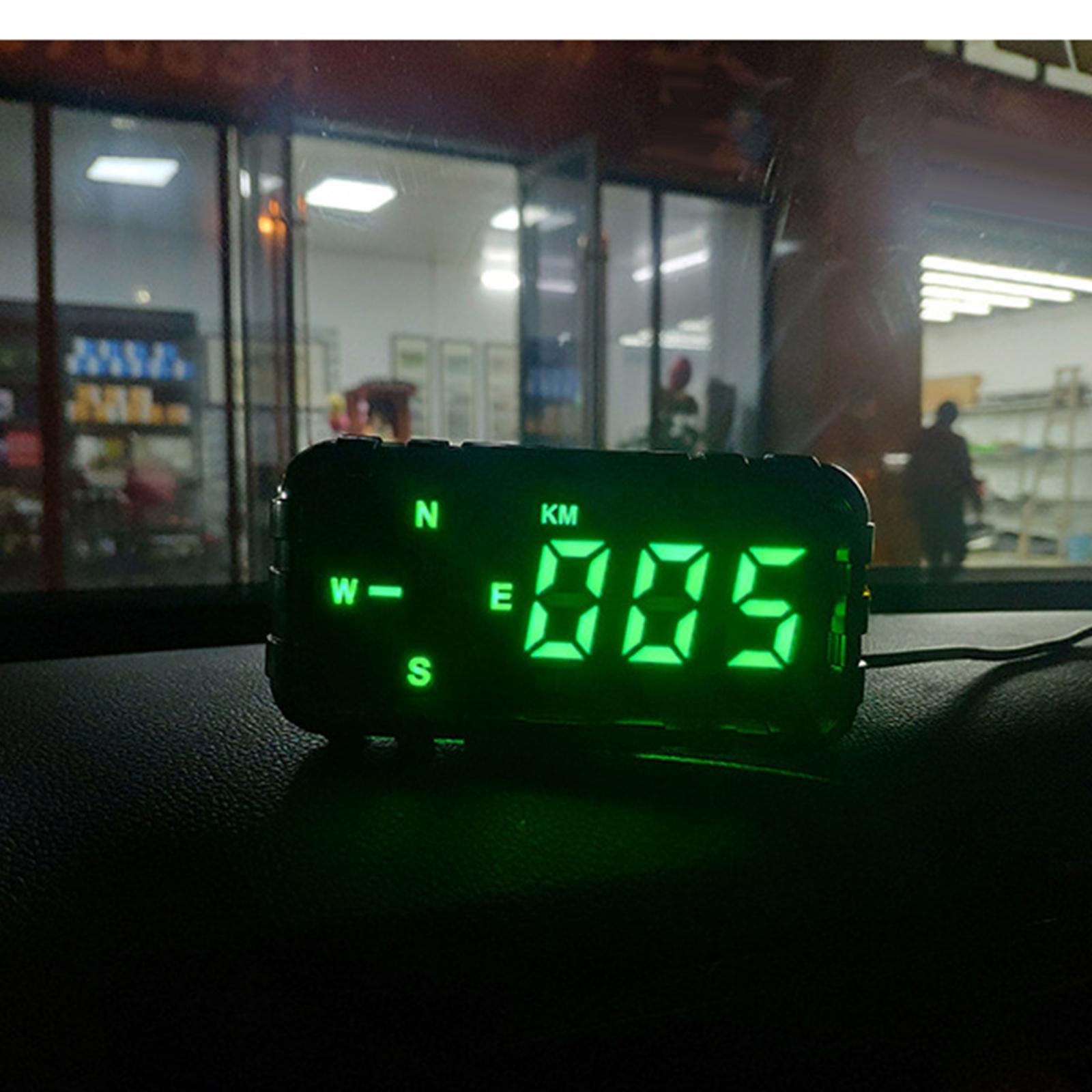 Speed Odometer Mileage HUD Head up for All Cars Truck Motorcycle C3010 Digital Speed Alarm Digital Head up Display Speedometer Speed Warning