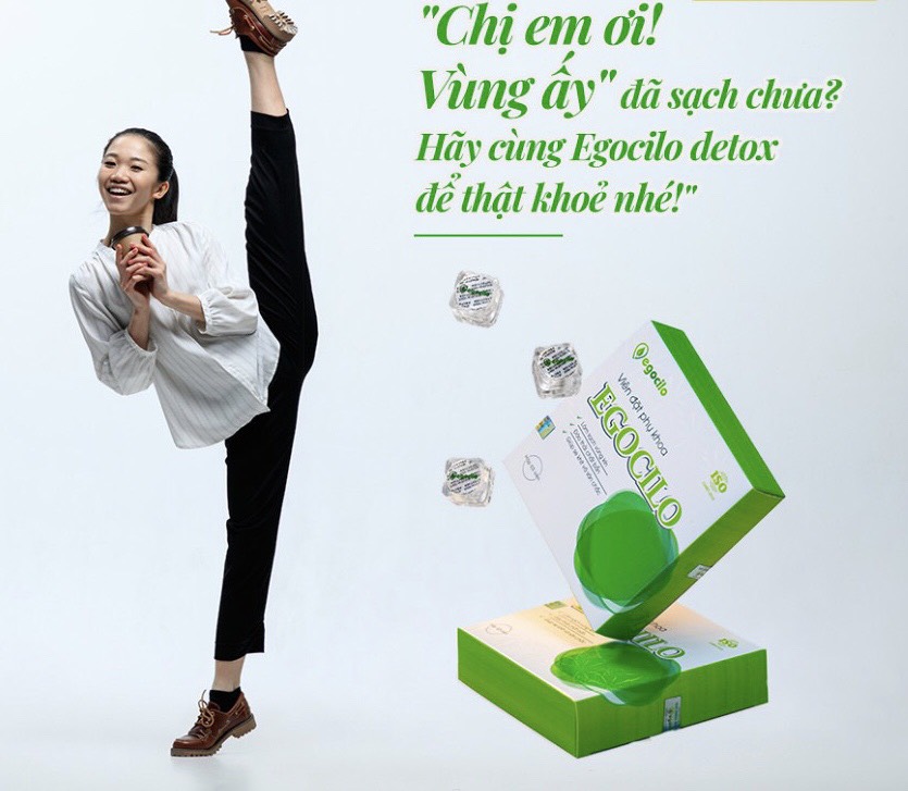 Viên đặt phụ khoa Egocilo se khít chống nấm ngứa và săn chắc an toàn cho phụ nữ hộp 3 viên (60g) làm sạch vùng kín, bệnh khí hư, viêm ngứa, đào thải các chất bẩn, tăng đàn hồi cho các hoạt động co dãn - Hàng chính hãng