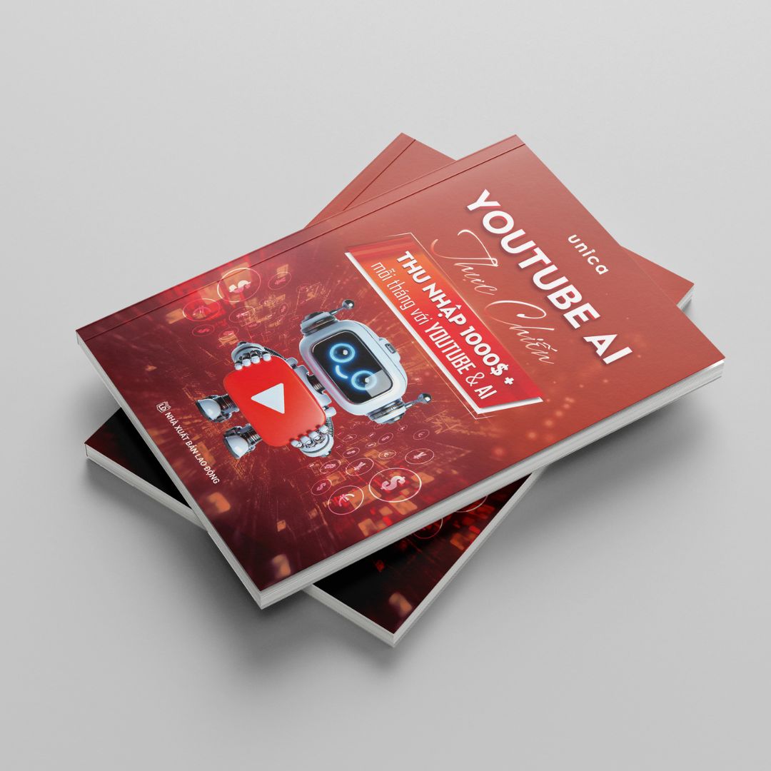 Sách YouTube AI Thực Chiến – Xây Dựng &amp; Vận Hành Kênh YouTube Hiệu Quả Với AI