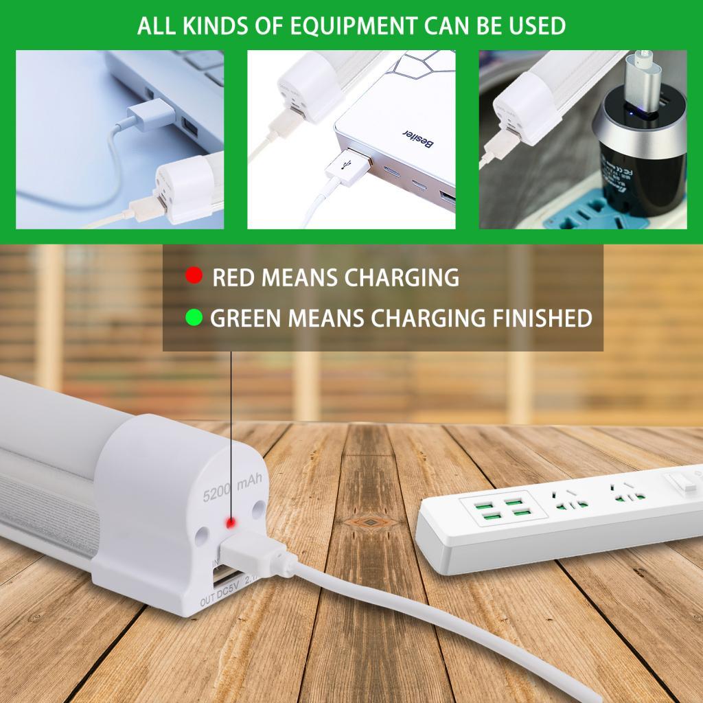 LED Emergency Light Warm White White USB Rechargeable Outdoor Camping Lamp