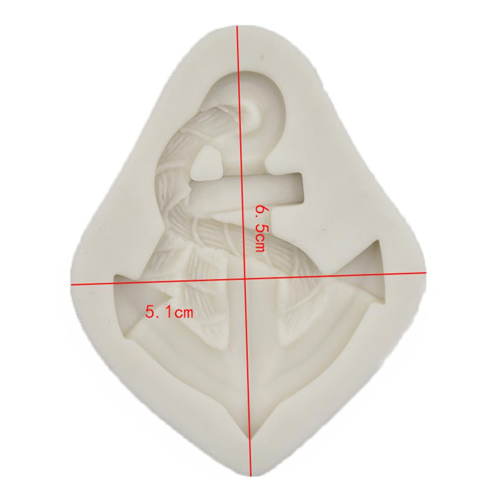 Anchor Silicone Mould DIY Bake Mold Boat Cake Chocolate Baking Sugarcraft