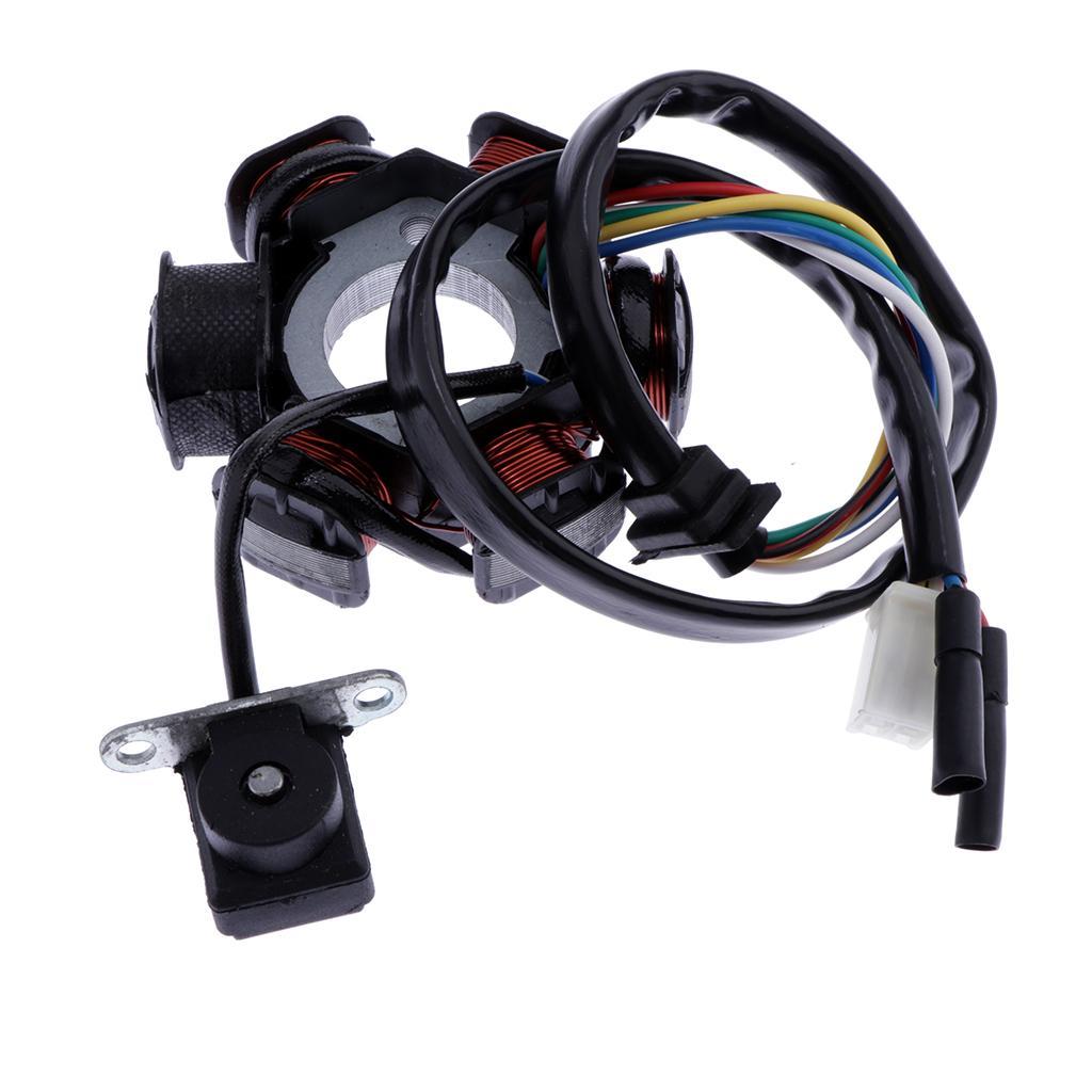 6 Coil Pole Alternator Stator Coil GY6 125CC Quad Bike Motorcycle