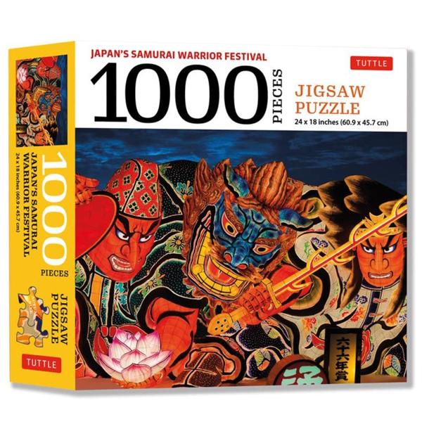 Japan's Samurai Warrior Festival - 1000 Piece Jigsaw Puzzle: The Nebuta Festival: Finished Size 24 x 18 inches (61 x 46 cm)