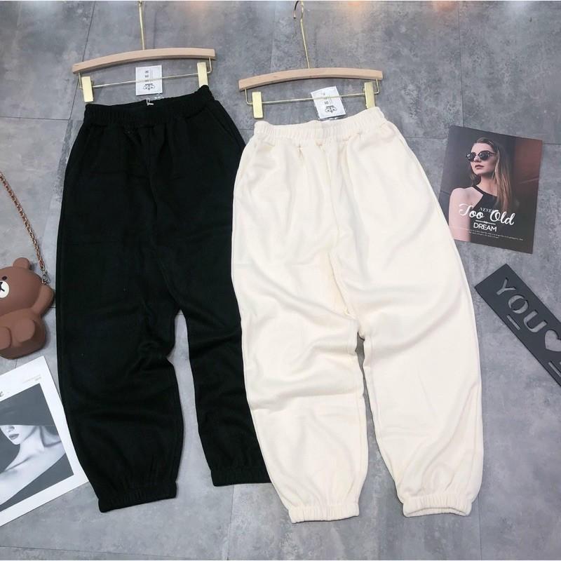 Quần baggy nhung mềm chuẩn loại 1 siêu tôn dáng