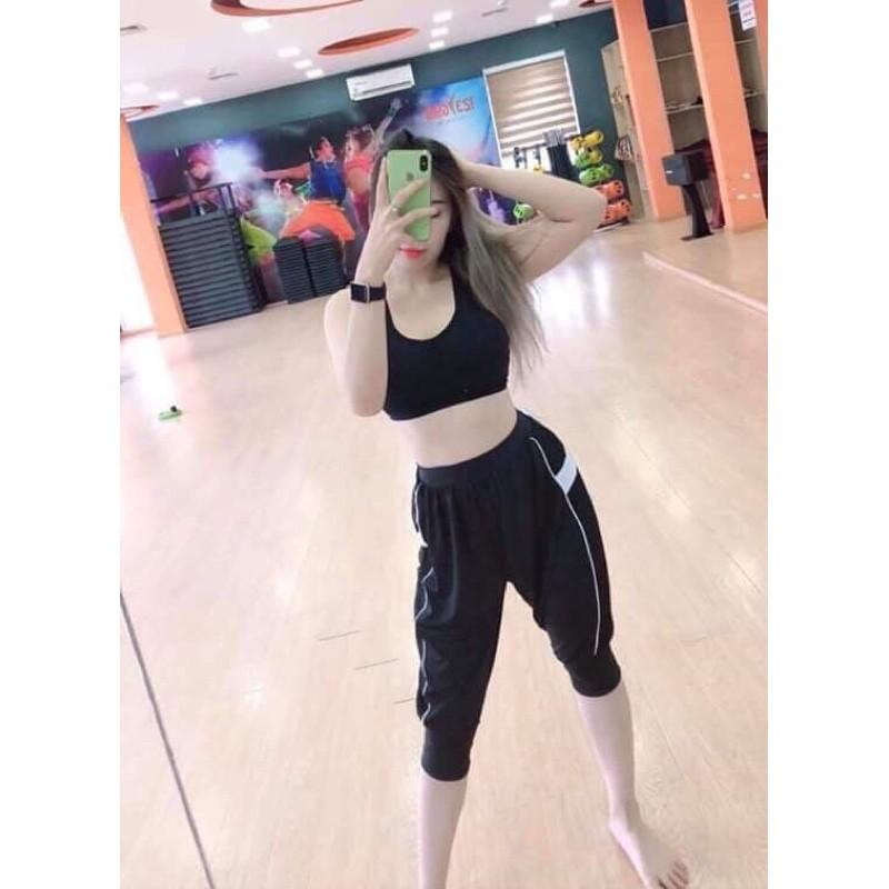 Quần tập Zumba Yoga Gym , Đồ Tập Nữ quần dáng boom thụng, phá cách, cá tính Hg Sport QLB01