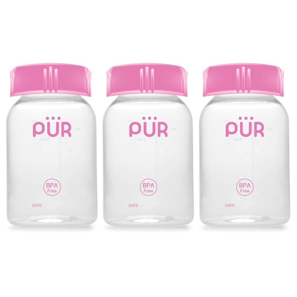 Bộ 3 bình trữ sữa Pur 125ml