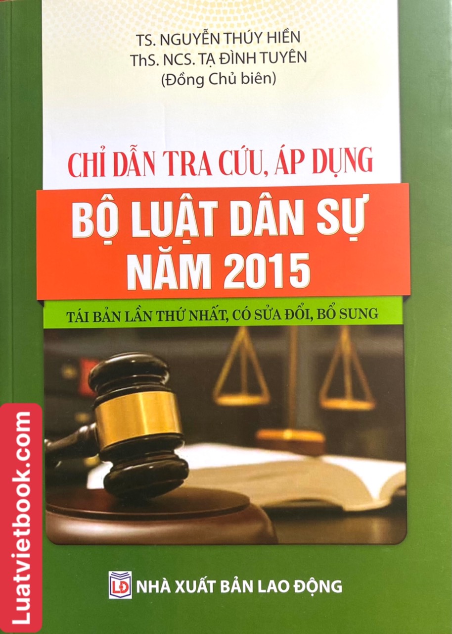 Chỉ Dẫn Tra Cứu, Áp Dụng Bộ Luật Dân Sự Năm 2015