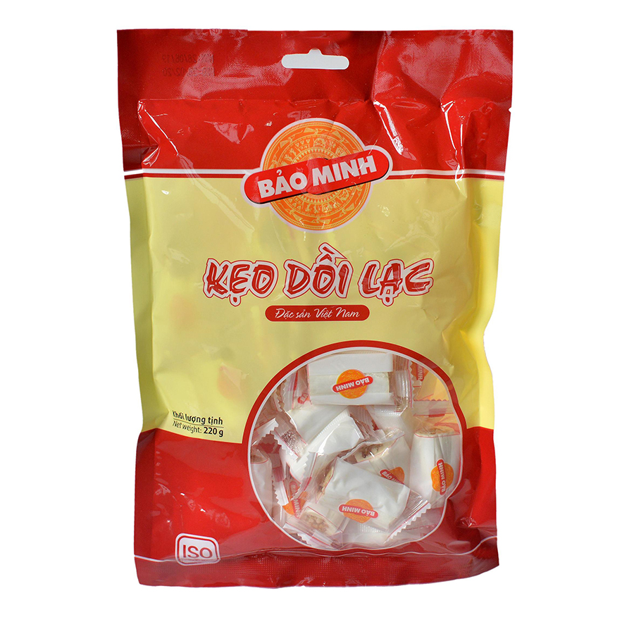 Combo 10 gói Kẹo dồi lạc 220gr