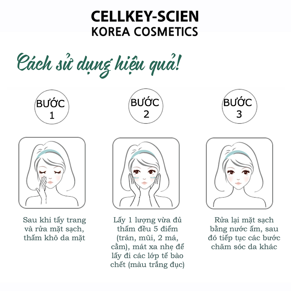 Combo 2 Tẩy Da Chết Mặt Tế Bào Gốc Thực Vật Lành Tính Làm Sạch Sâu Dịu Nhẹ Dưỡng Ẩm Sáng Da Cho Da Dầu Mụn Nhạy Cảm Cellkey-Scien White Peeling Gel (160ml)