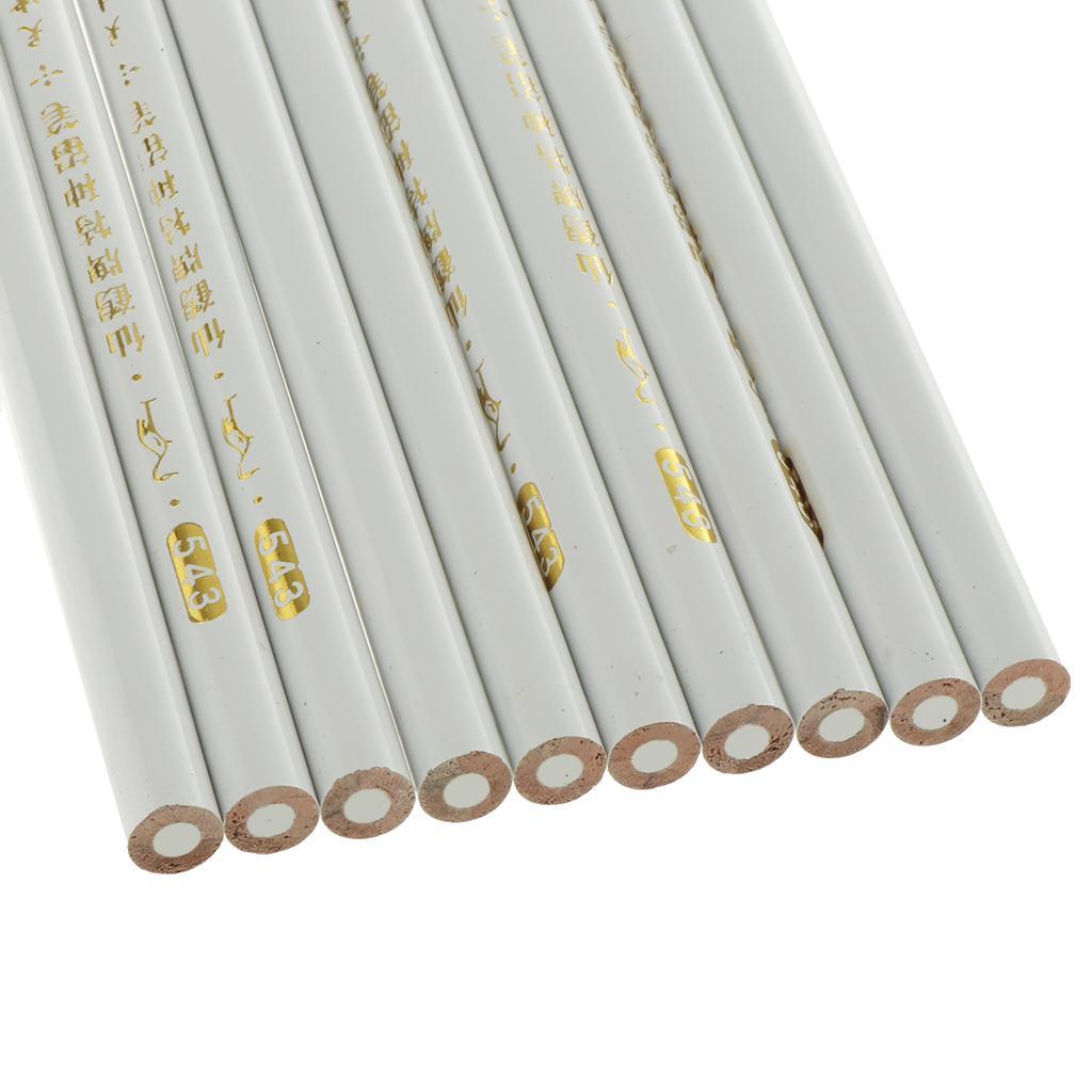 20 Pcs Fabric Tailor Sewing Marking Pencils Set Dressmaker White Yellow