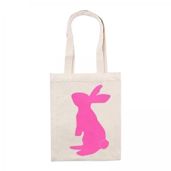 2-3pack Non-woven Easter Bunny Tote Rabbit Bag Gift Festive Party Supplies Rosy
