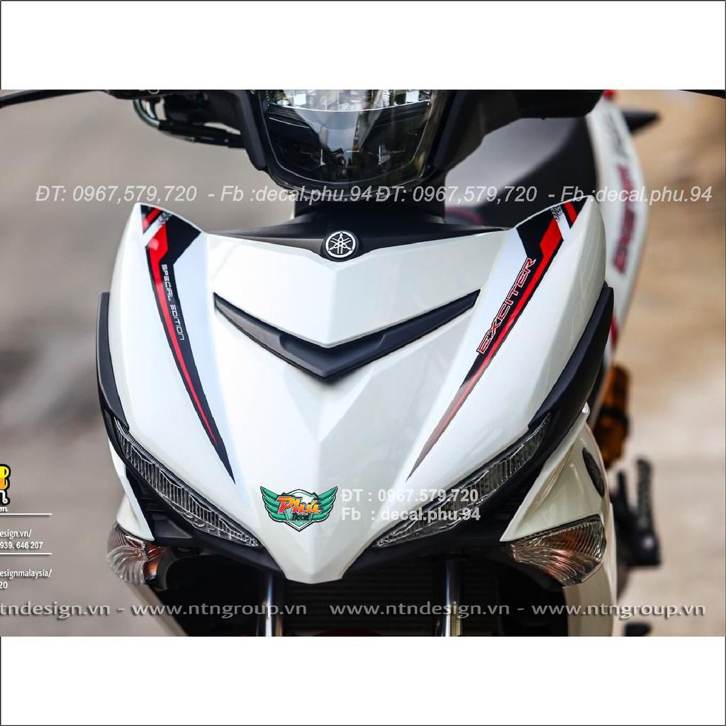 Tem Rời Exciter 150 Trắng đỏ đen -1