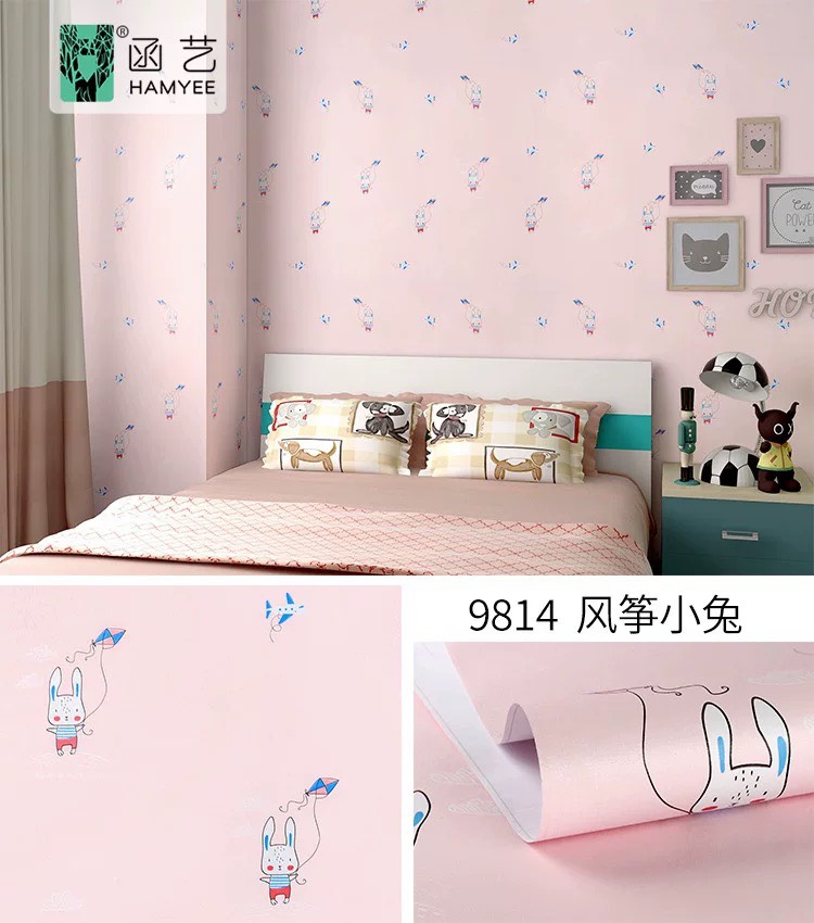 Cuộn 5m giấy dán tường decal pvc có keo khổ 0.45m NXX021 - Hoạt Hình Hiện Đại 03