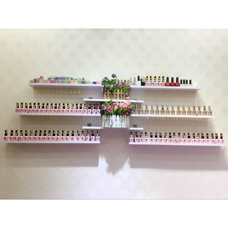 Kệ nail, kệ sơn móng tay, kệ thanh ngang treo tường 303