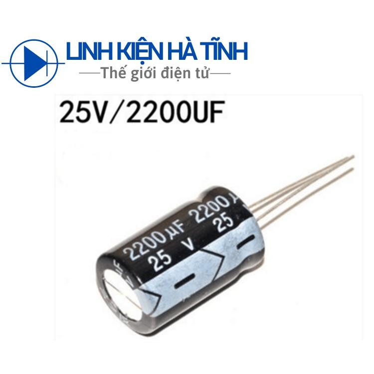 TỤ HÓA 2200UF 25V TỤ 2200UF 25V