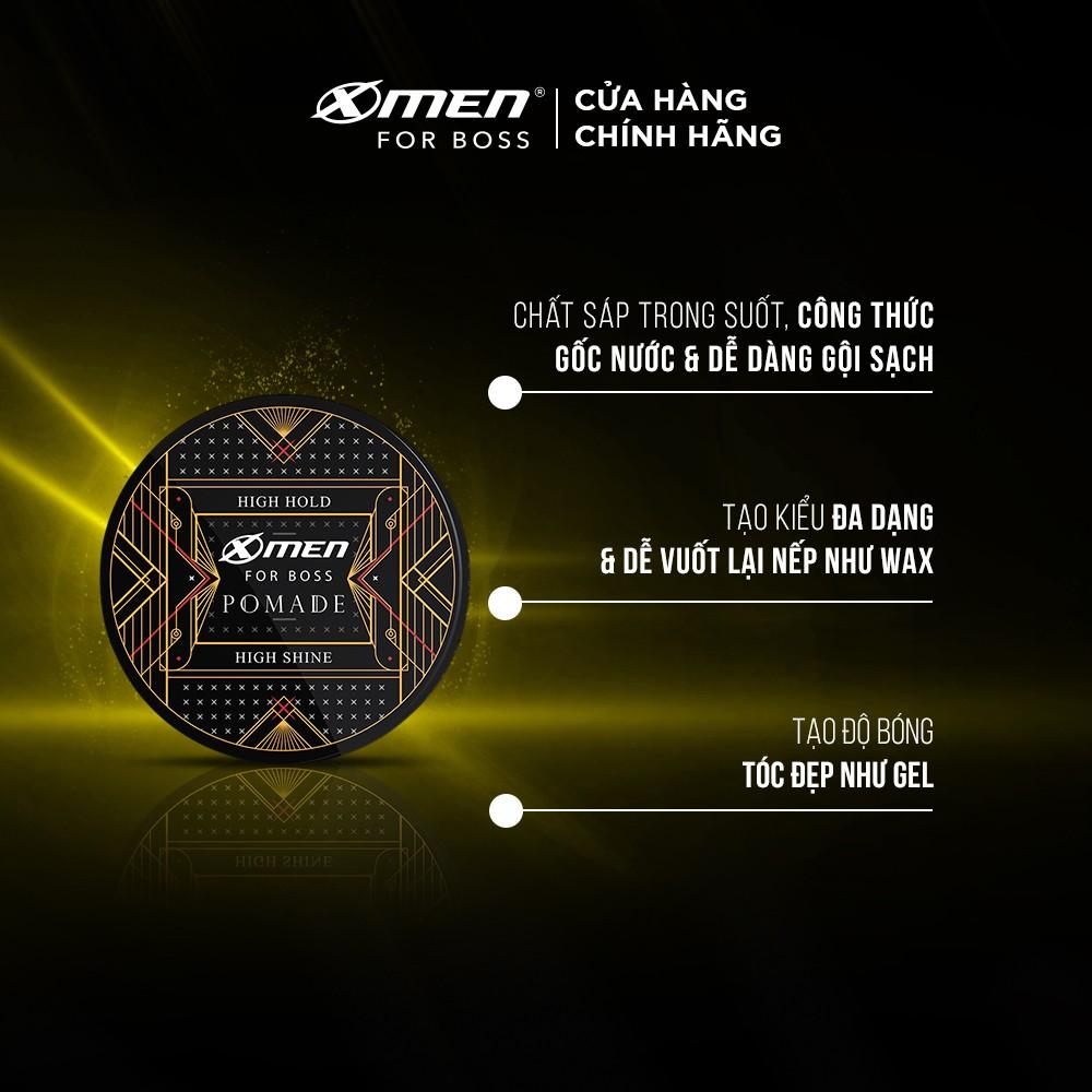 Pomade tạo kiểu tóc X-Men For Boss High Hold - Dày bồng lãng tử 60g