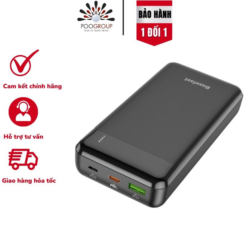 Pin sạc dự phòng Basefast SD20A 20000mAh PD, QC 3.0,VOOC sạc nhanh 20w cho tất cả dòng điện thoại mới cao cấp - Hàng chính hãng