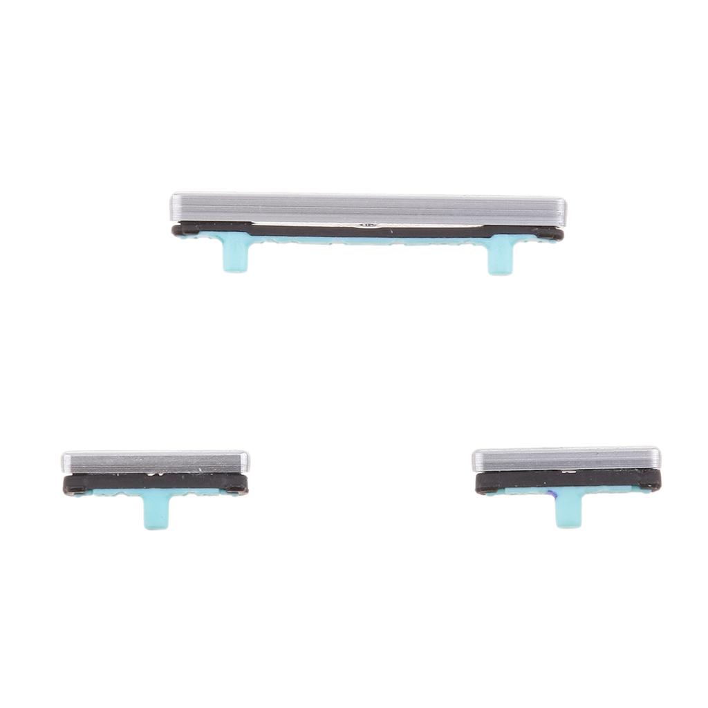 2xFor S8/S8+,on Off Power + Volume Control Buttons Replacement Silver