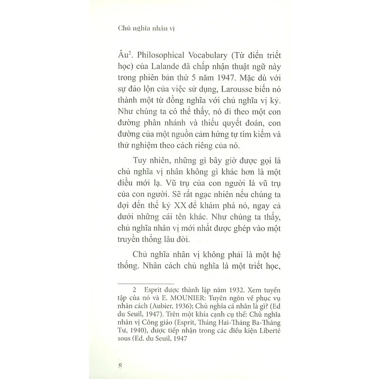 Chủ Nghĩa Nhân Vị (TP)