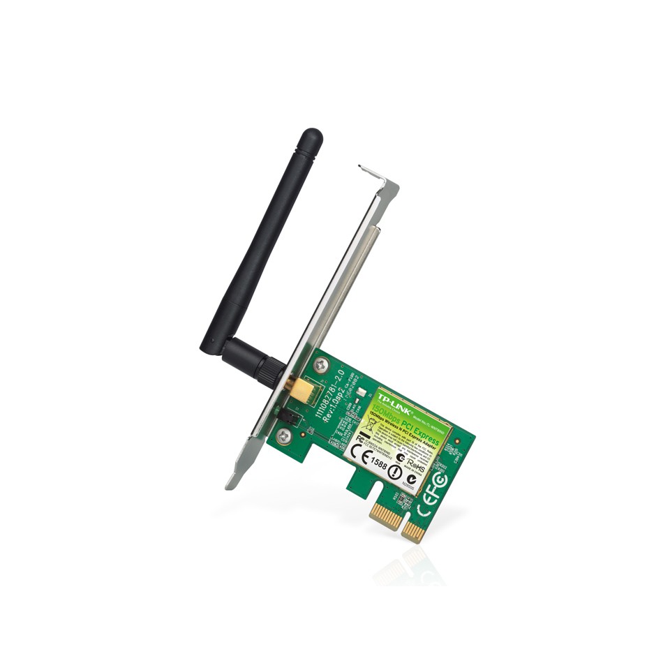 Bộ Chuyển Đổi Wifi Không Dây TP-Link TL-WN781ND PCI Express 150Mbps - Hàng Chính Hãng