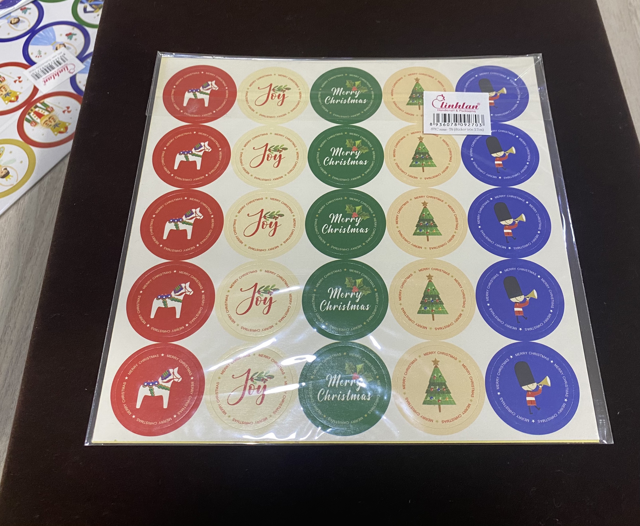 Stickers dán trang trí Noel cao cấp