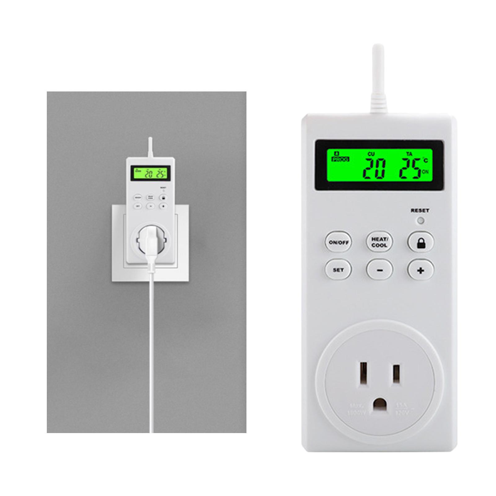 Wireless Thermostat, Temperature Controller Outlet Remote Control