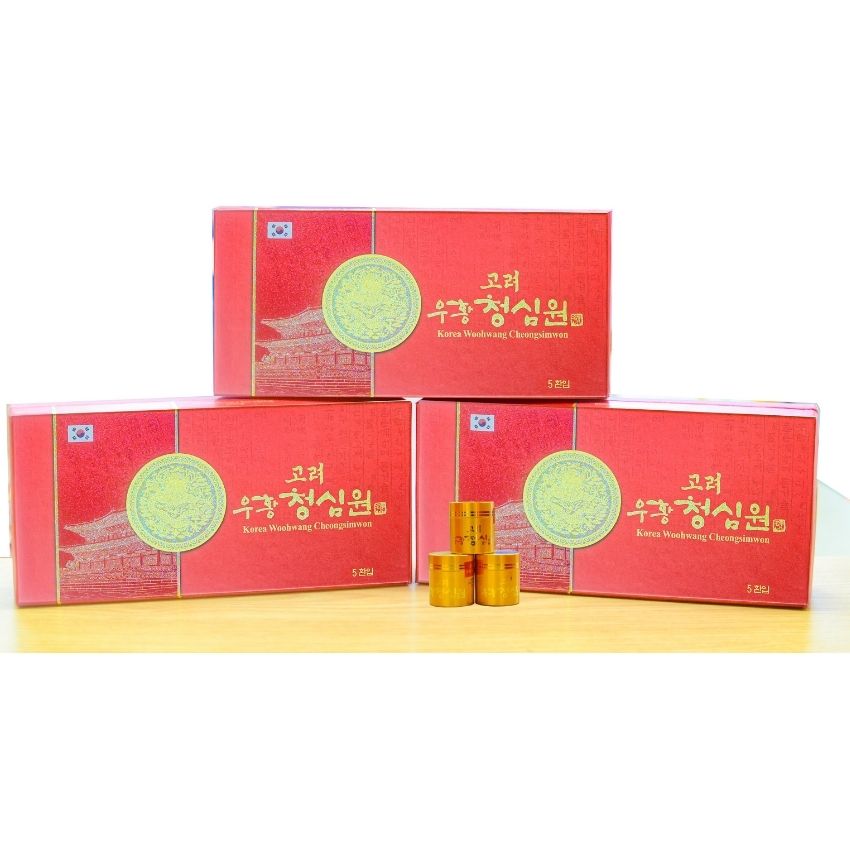Ngưu Hoàng Thanh Tâm Hộp 5 viên - Phòng Ngừa Tai Biến Và Đột Quỵ Hộp Giấy