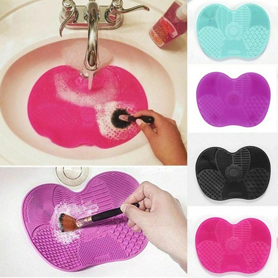 Creative Silicone Makeup Brush Cleaning Pad Silicone Scrubbing Pad Suction Pad